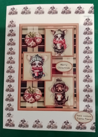 Christmas puppies by Diane Gray