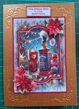 Wishing You A Very Jack Daniels Christmas - 5x7 by Diane Gray
