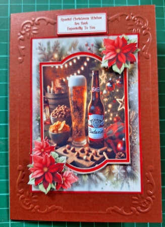 Wishing You A Very Bud Christmas - 5x7 by Diane Gray
