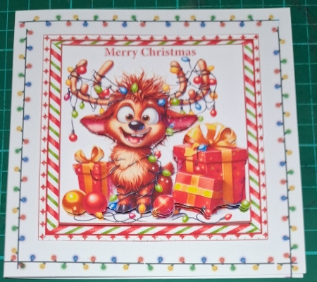 7x7 Quirky Christmas wishes from the animals choice of four mini kit by Diane Gray