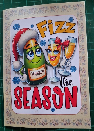 A5 Cracking Christmas wishes choice of four mini kit by Diane Gray