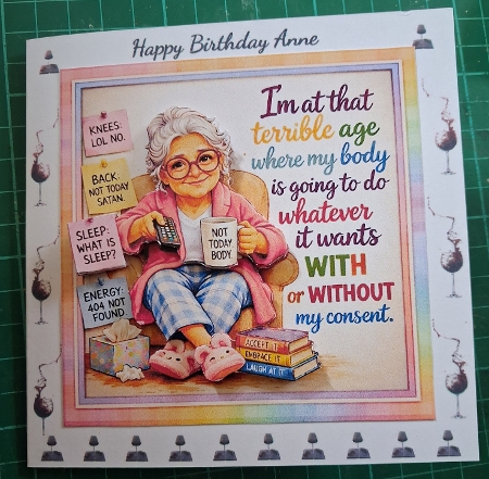 Not today body Female 6x6 Featured Gallery Photo