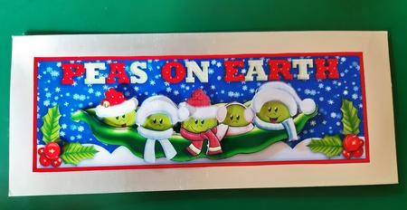 Peas on Earth Large Dl and Decoupage by Diane Gray