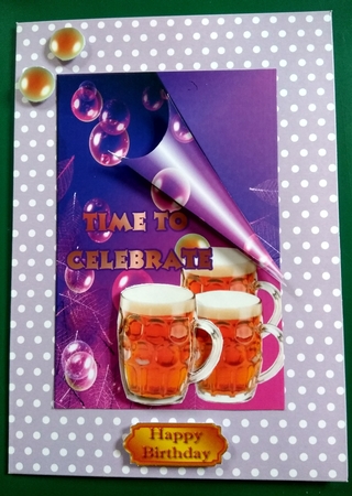 Beers Purple 2 by Diane Gray