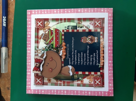 Gingerbread Love Recipe Card Topper Kit by Diane Gray