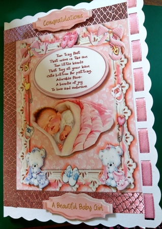 Beautiful New Baby Girl by Diane Gray