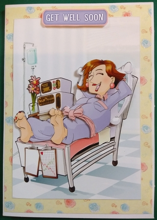 Get Well Soon Dudess (brown Hair) by Diane Gray