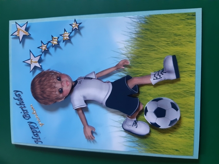 Boys Love Playing Football by Diane Gray