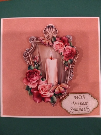 Antique Rose Lantern by Diane Gray