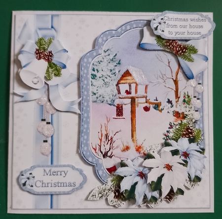 8x8 the Christmas Bird Feeder Mini Kit by Diane Gray