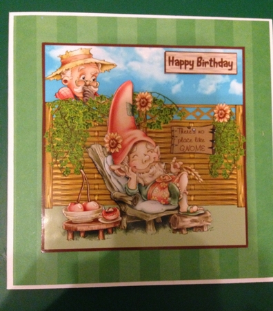 Theres no place like gnome by Diane Gray
