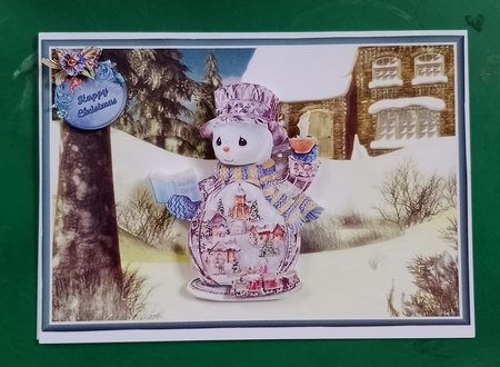 A5 Christmas Snow Scenes - Use with Cute Companion Stamps! by Diane Gray