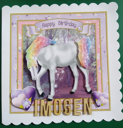 Unicorn Birthday Mini Kit by Diane Gray