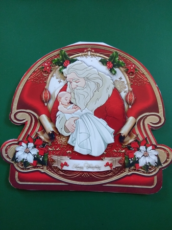 Baby Jesus and Santa Claus Mini Kit by Diane Gray