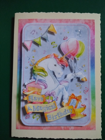 Birthday Unicorn by Diane Gray