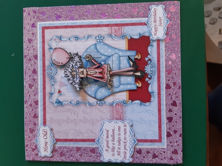 A GOOD MOOD Stella 7.5 Decoupage & Insert Mini Kit by Diane Gray