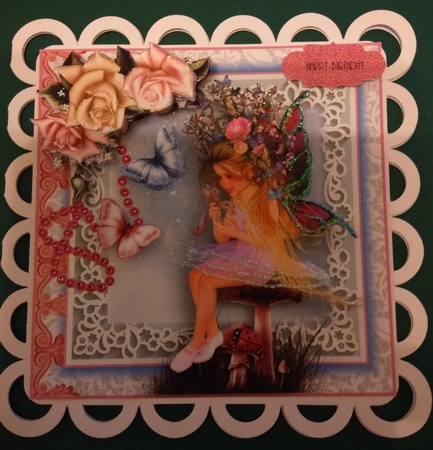 The Unicorn Fairy Card Front Kit by Diane Gray