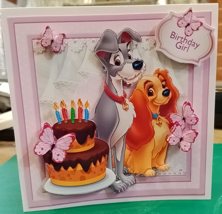 Lady And The Tramp Birthday Girl by Diane Gray