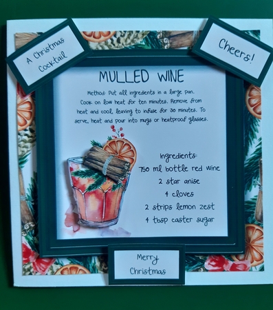 A Christmas Cocktail - Mulled Wine by Diane Gray