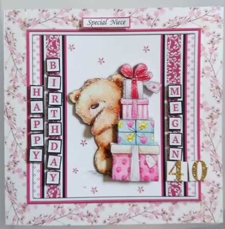 BEARING GIFTS FOR YOU 7.5 Decoupage Easy Cut Words & Alphabet Mini Kit by Diane Gray