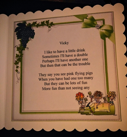 8x8 JJ and friends Wine drinkers survival kit mini kit by Diane Gray