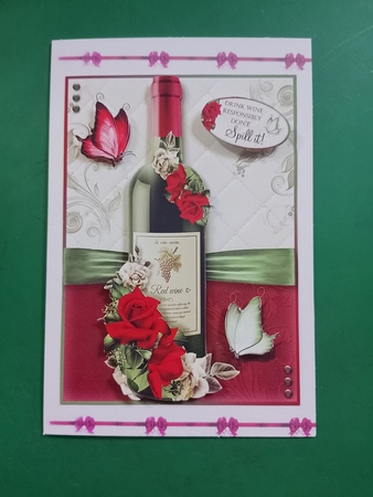 Drink Red Wine Responsibly...Don`t Spill it! by Diane Gray