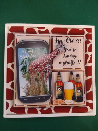 Having A Giraffe Male Birthday Mini Kit by Diane Gray