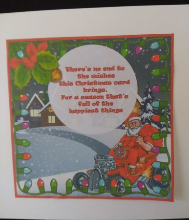 Santa leaves for work insert by Diane Gray