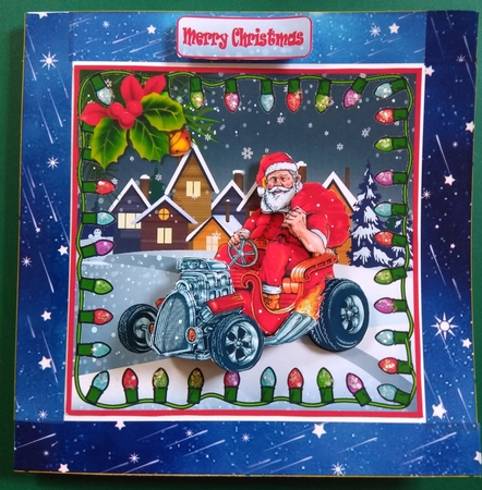 Santa leaves for work insert by Diane Gray
