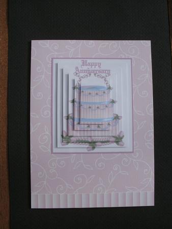 Happy Anniversary Pyramid by Diane Greenwood