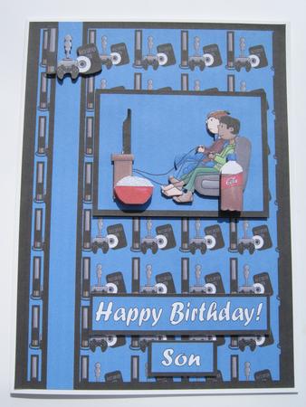 Gamer Boy Step by Step Decoupage Design by Diane Greenwood