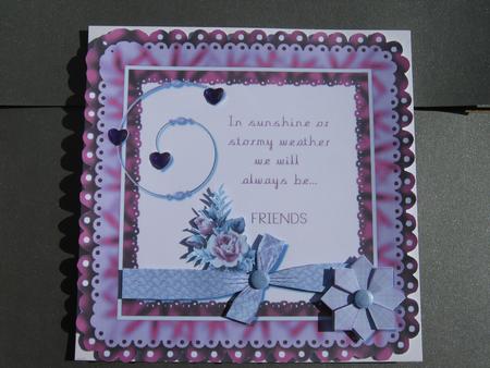 Always My Friend - Fuchsia Topper by Diane Greenwood