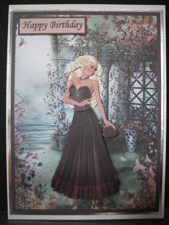 1st Night Out Decoupage 2 by Diane Greenwood