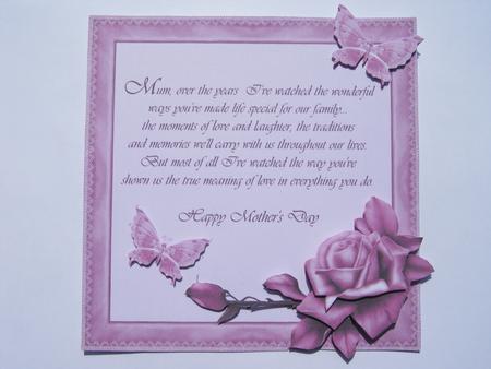 Mothers Day Verse Topper 2 by Diane Greenwood