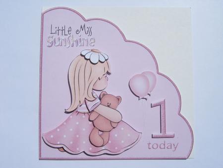 Little Girl 1st Birthday by Diane Greenwood