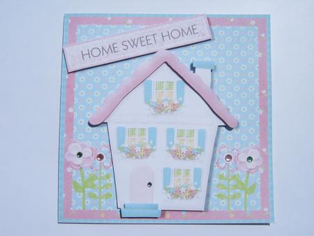 Home Sweet Home Topper/card Front by Diane Greenwood