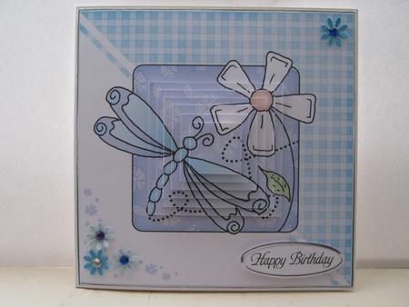Dragonfly Quick Card with Pyramage by Diane Greenwood
