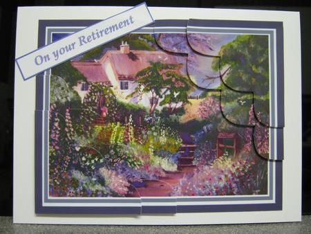 English Country Thatched Cottage by Diane Greenwood