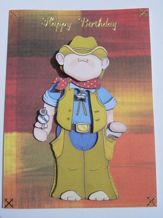 Cowboy Yee-aah Doodles by Diane Greenwood