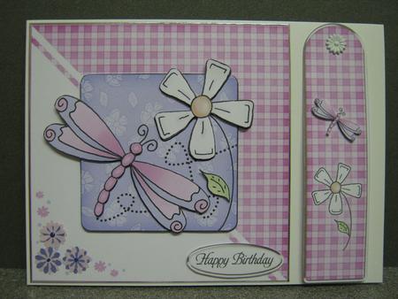 Dragonfly Quick Card with Decoupage by Diane Greenwood