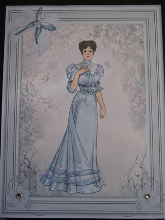 Lady in the Garden by Diane Greenwood