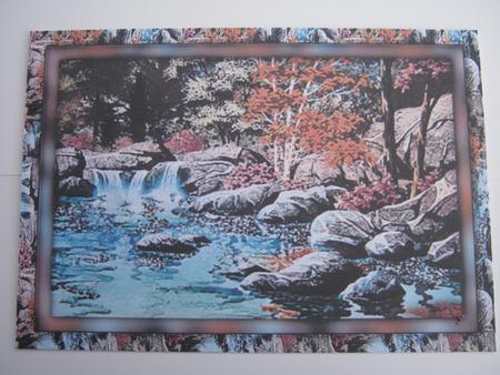 Scenic Framed Backgrounds 7 by Diane Greenwood
