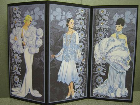 Triple Elegance #5 by Diane Greenwood