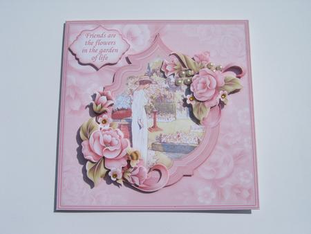 Lady in Flower Garden Card Topper & Decoupage Featured Gallery Photo