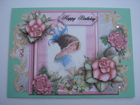 Female Birthday Card or Special Occasion by Diane Greenwood