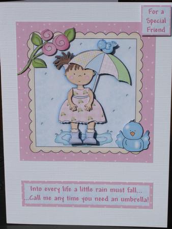 Thoughts to a Friend Topper & Decoupage by Diane Greenwood