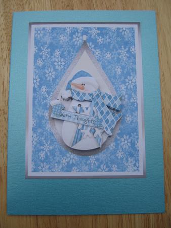 Snowman on a Teardrop by Diane Greenwood