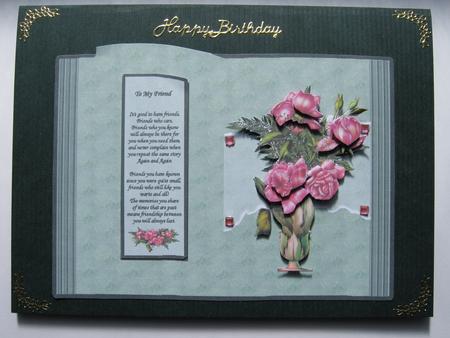 Roses in Vase Book by Diane Greenwood