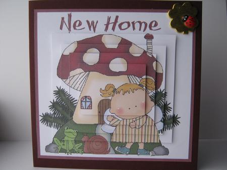 New Home - Pyramid Panels by Diane Greenwood