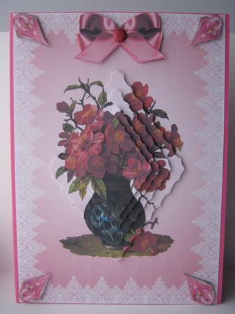 Vase of Flowers Presented for You by Diane Greenwood